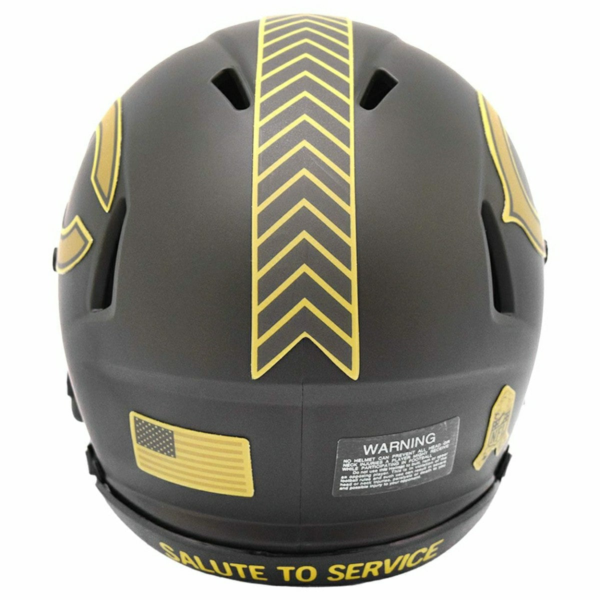 Chicago Bears 2025 Salute to Service NFL Speed Mini Helmet Taass sale