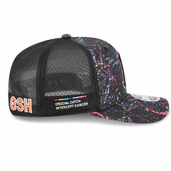 Chicago Bears "B" 2025 NFL Crucial Catch 9SEVENTY Stretch-Snap Trucker Cap Taass sale