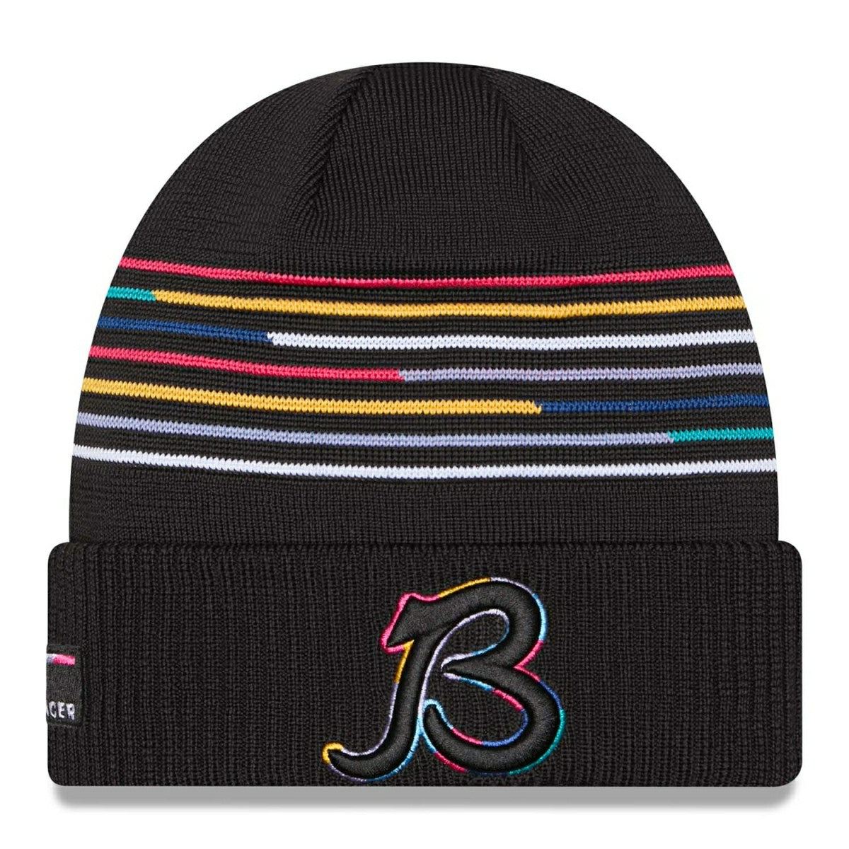 Chicago Bears "B" 2025 NFL Crucial Catch New Era Knit Hat Taass for sale