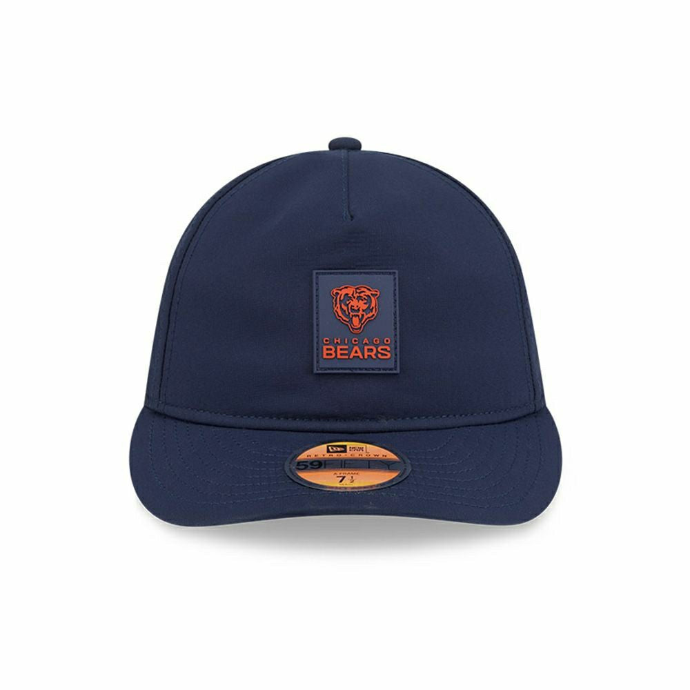 Chicago Bears 2025 NFL On-Field Sideline 59FIFTY A-Frame Fitted Cap Navy Taass US