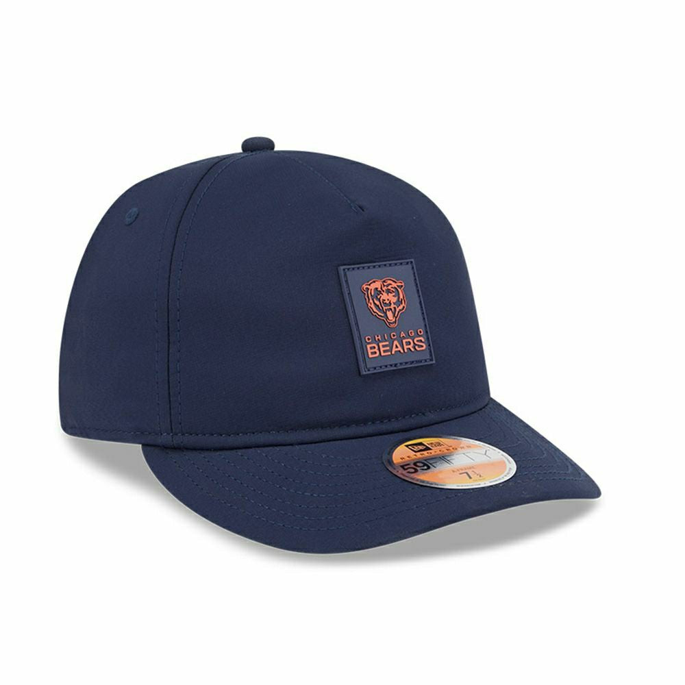 Chicago Bears 2025 NFL On-Field Sideline 59FIFTY A-Frame Fitted Cap Navy Taass US