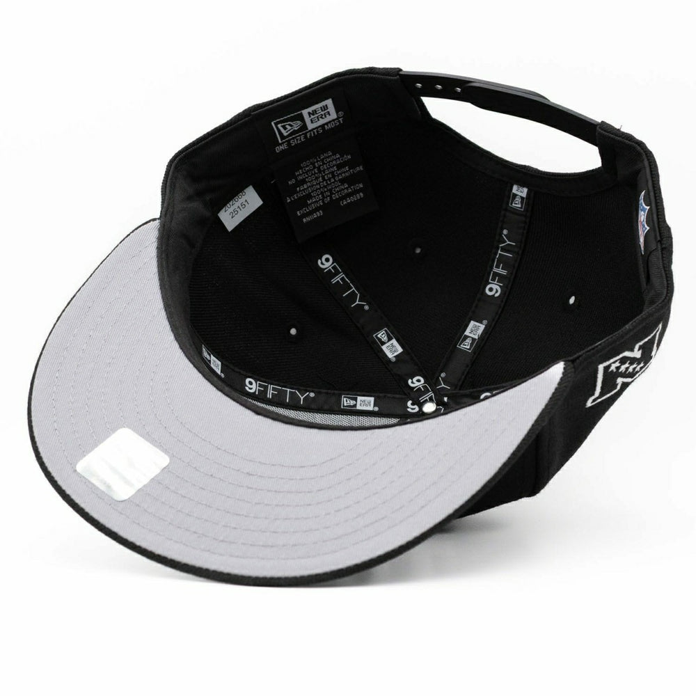 Chicago Bears Script New Era 9FIFTY NFL Snapback Cap Black Fashion
