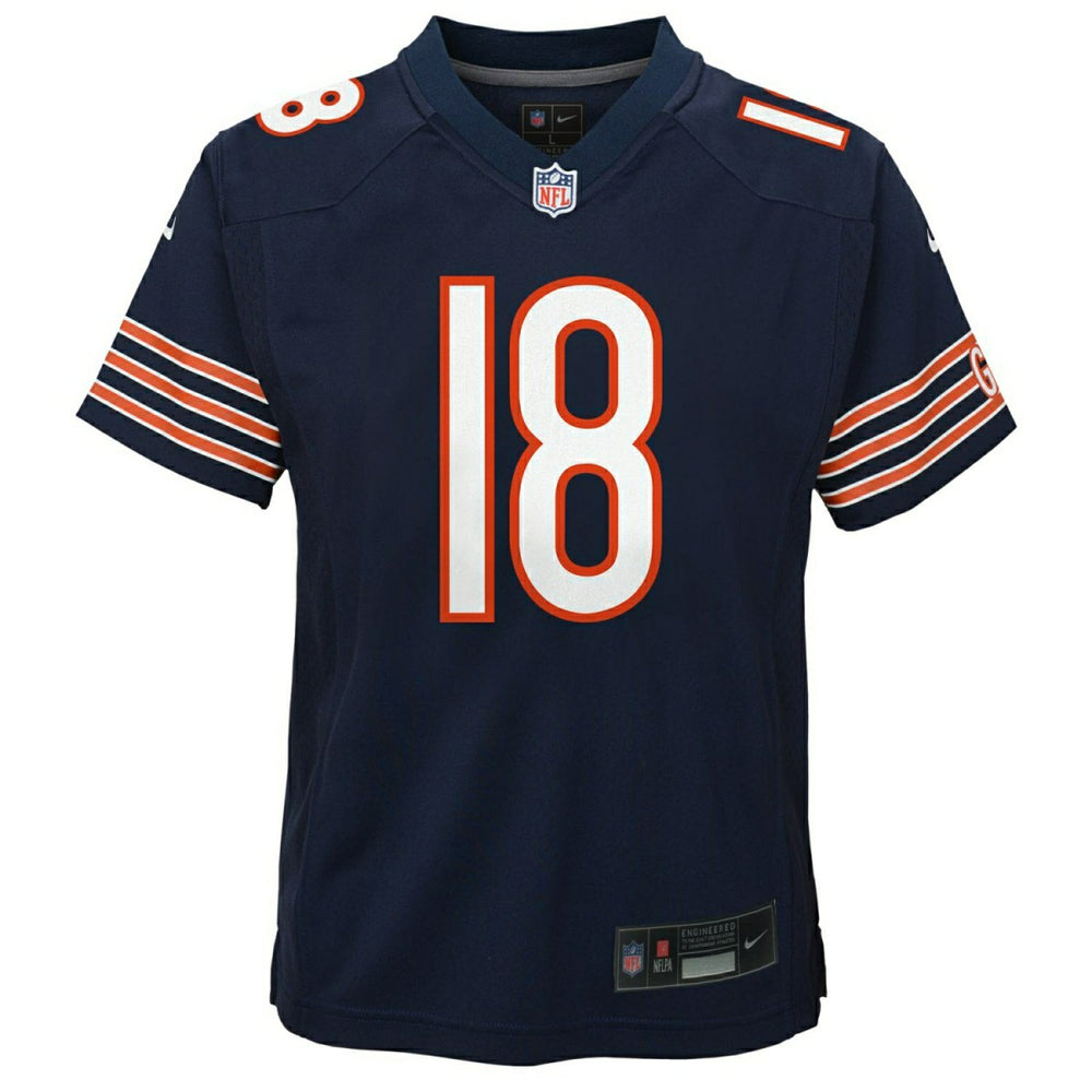 Caleb Williams #18 Chicago Bears Game NFL Jersey Navy (YOUTH) Taass sale