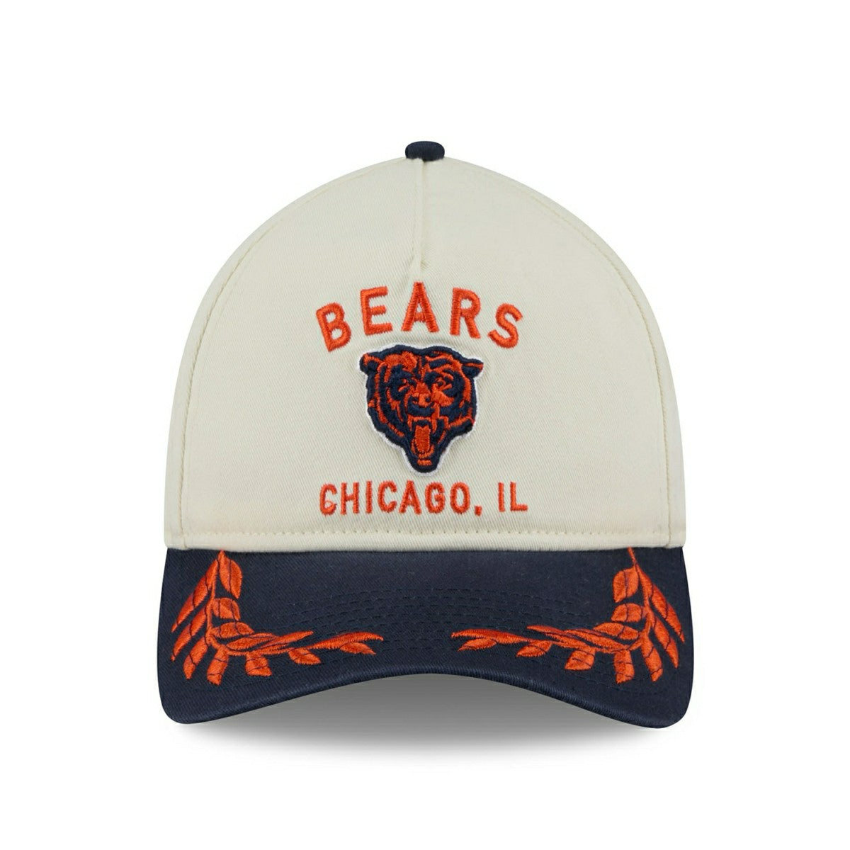 Chicago Bears 2025 NFL Draft 9TWENTY A-Frame Adjustable Cap Cream Taass for sale