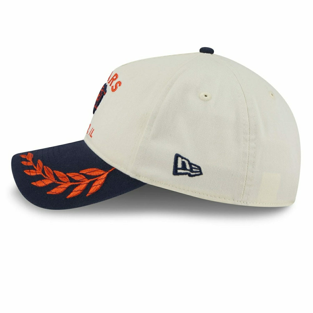 Chicago Bears 2025 NFL Draft 9TWENTY A-Frame Adjustable Cap Cream Taass for sale