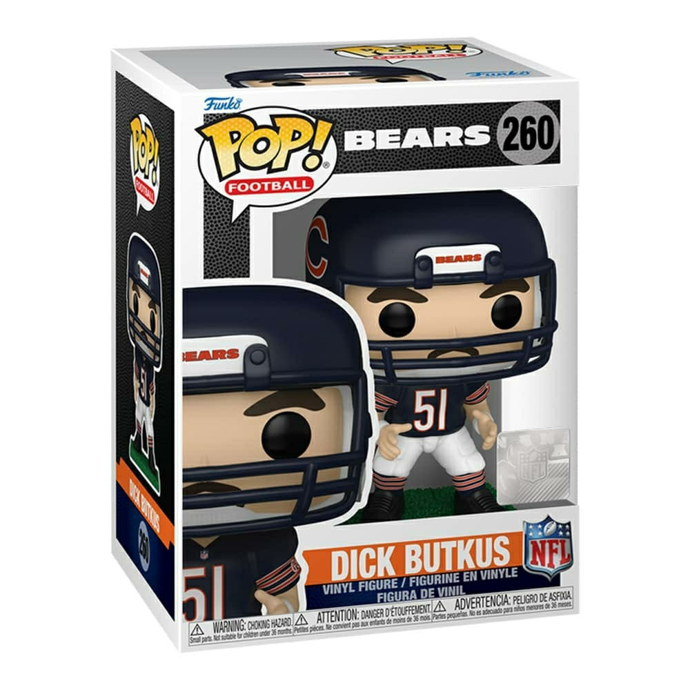 Funko POP! #260 Dick Butkus Chicago Bears Vinyl NFL Figure Taass for sale