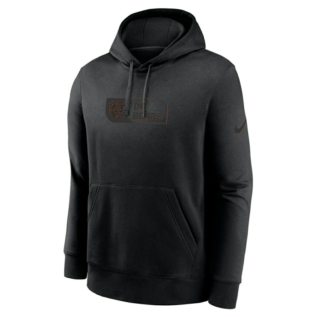 Chicago Bears Black Edge Nike Club Hoodie Classic