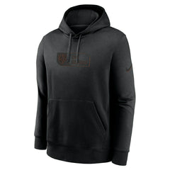Chicago Bears Black Edge Nike Club Hoodie Classic