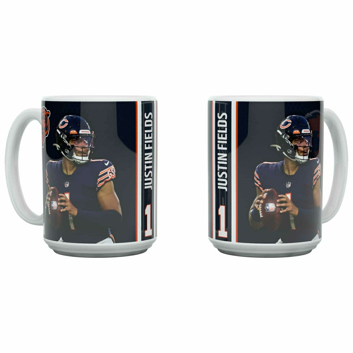 Justin Fields Chicago Bears Jumbo Mug (450 ml) Taass US