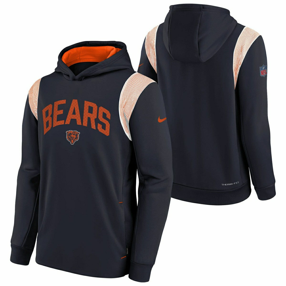 Chicago Bears 2022 NFL On-Field Sideline Therma Hoodie (YOUTH) Classic