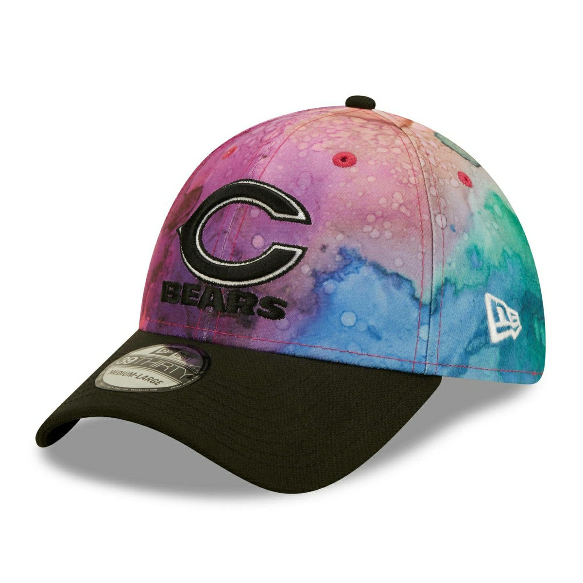 Chicago Bears 2022 NFL On-Field Crucial Catch New Era 39Thirty Flex Cap Fashion