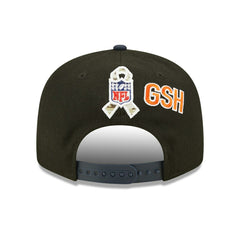 Chicago Bears 2022 NFL On-Field Salute to Service New Era 9FIFTY Snapback Cap Lifestyle