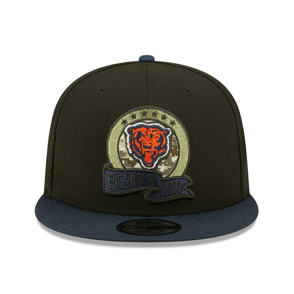 Chicago Bears 2022 NFL On-Field Salute to Service New Era 9FIFTY Snapback Cap Taass sale