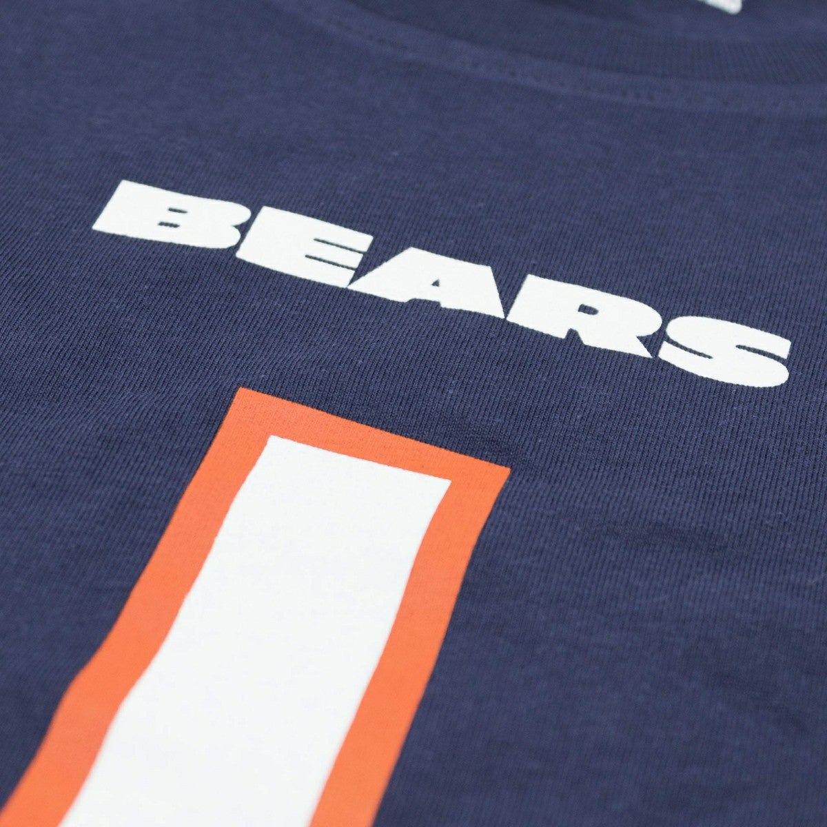 Justin Fields #1 Chicago Bears Iconic Player NFL T-Shirt Navy Classic