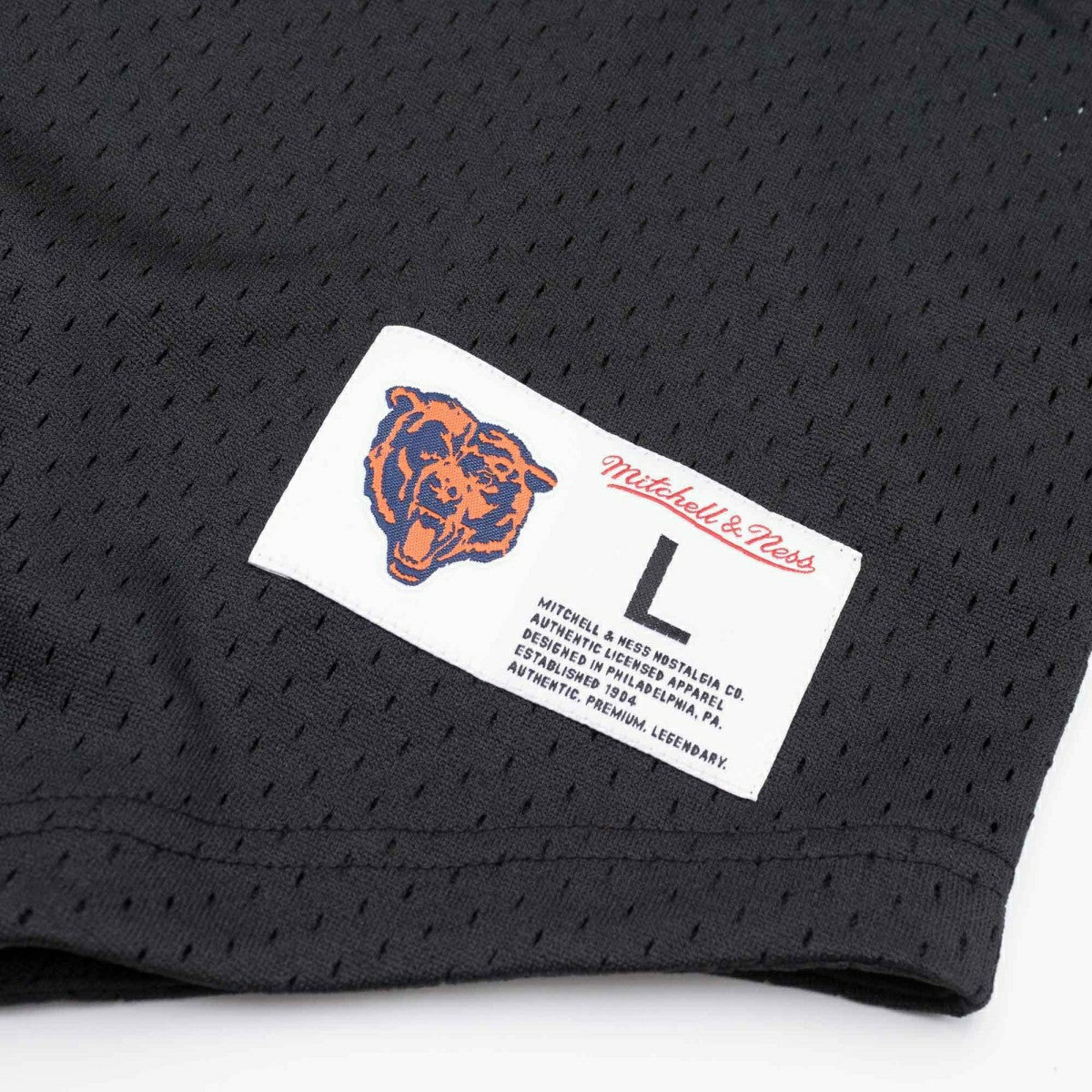 Chicago Bears Mitchell & Ness Camo Reflective NFL Crew Mesh Jersey Lifestyle