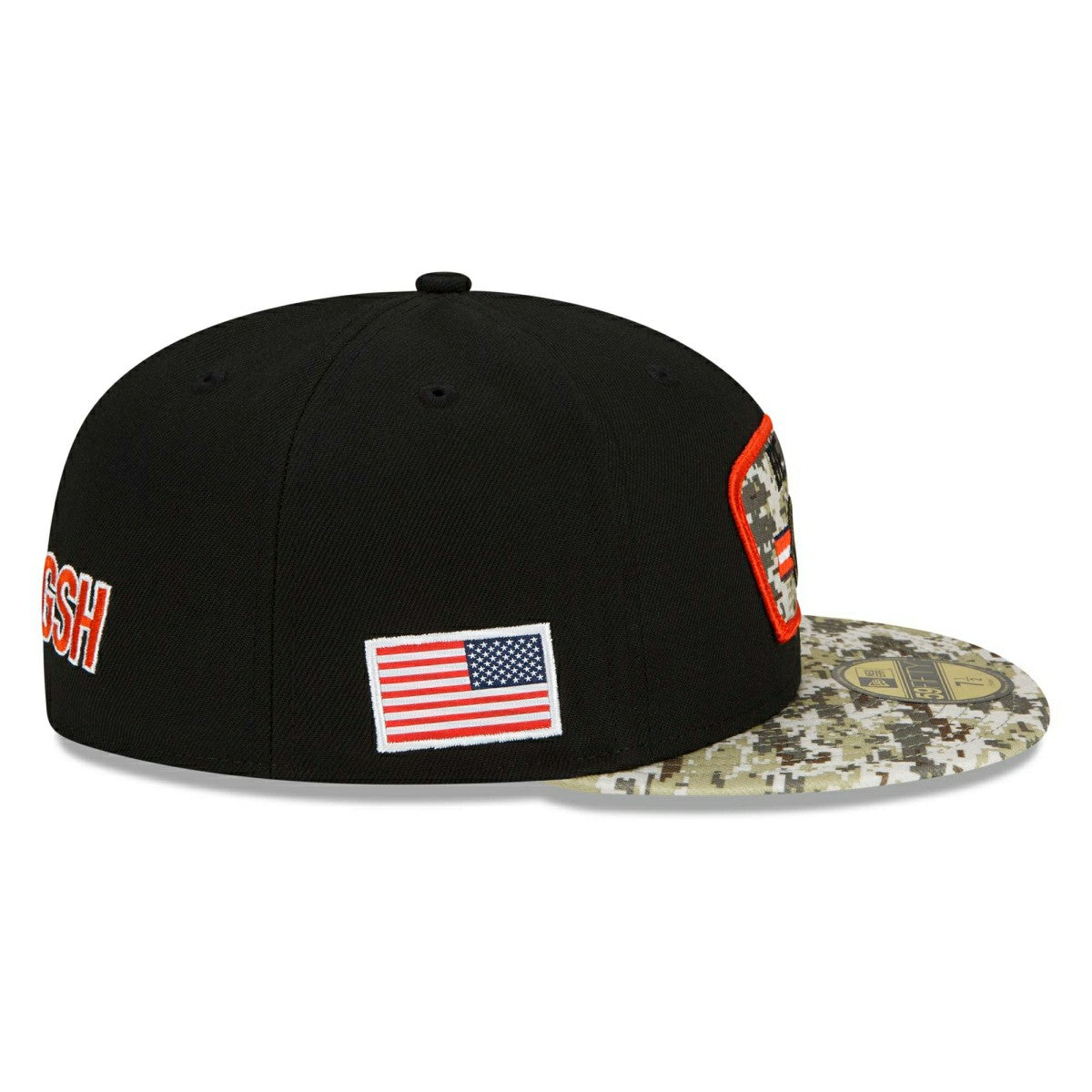 Chicago Bears 2021 NFL On-Field Salute to Service New Era 59FIFTY Fitted Cap Taass US