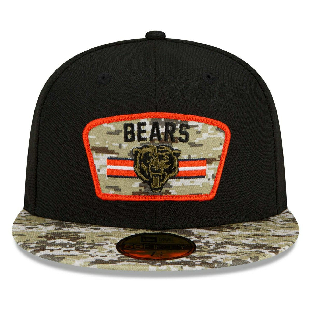 Chicago Bears 2021 NFL On-Field Salute to Service New Era 59FIFTY Fitted Cap Classic
