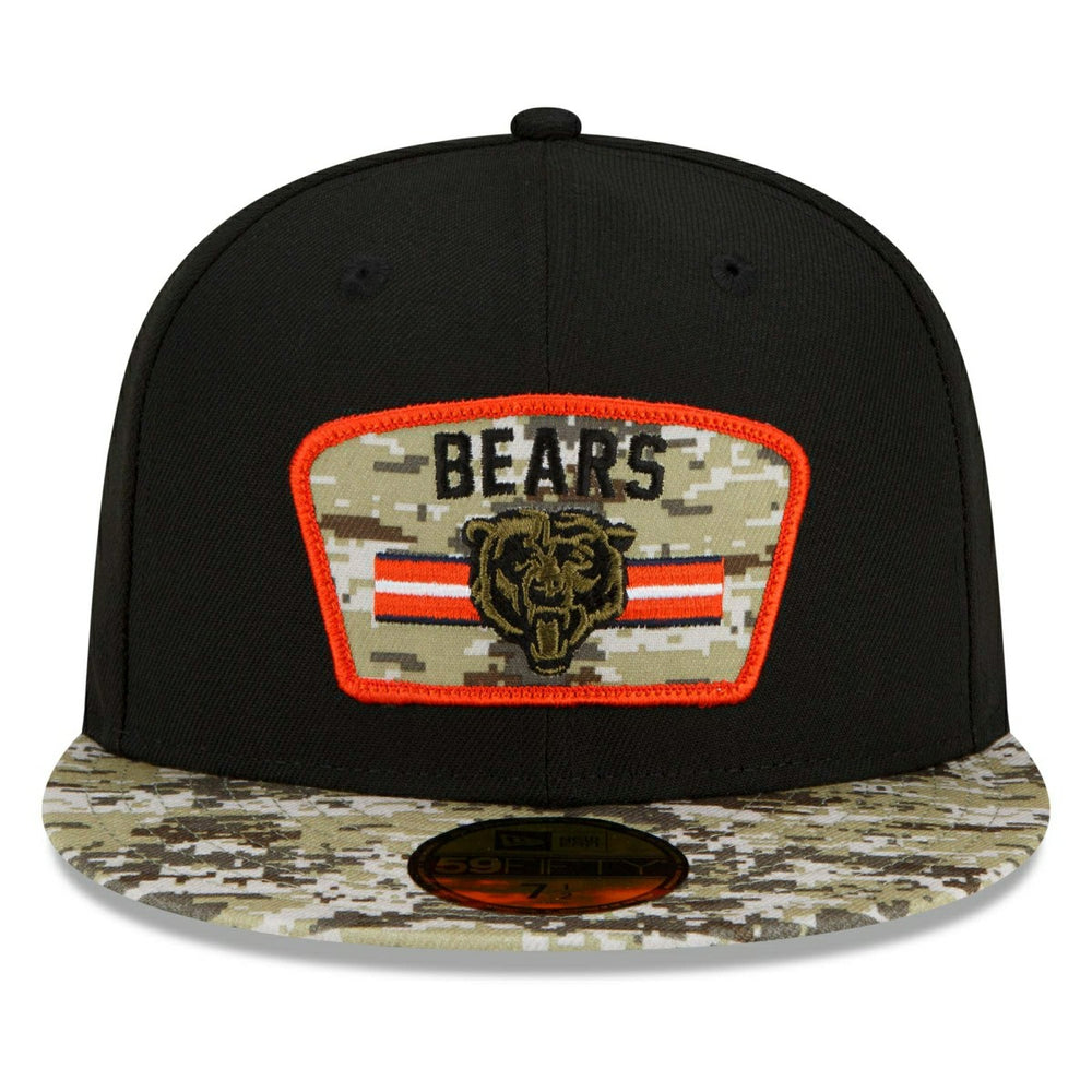 Chicago Bears 2021 NFL On-Field Salute to Service New Era 59FIFTY Fitted Cap Classic