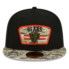 Chicago Bears 2021 NFL On-Field Salute to Service New Era 59FIFTY Fitted Cap Classic