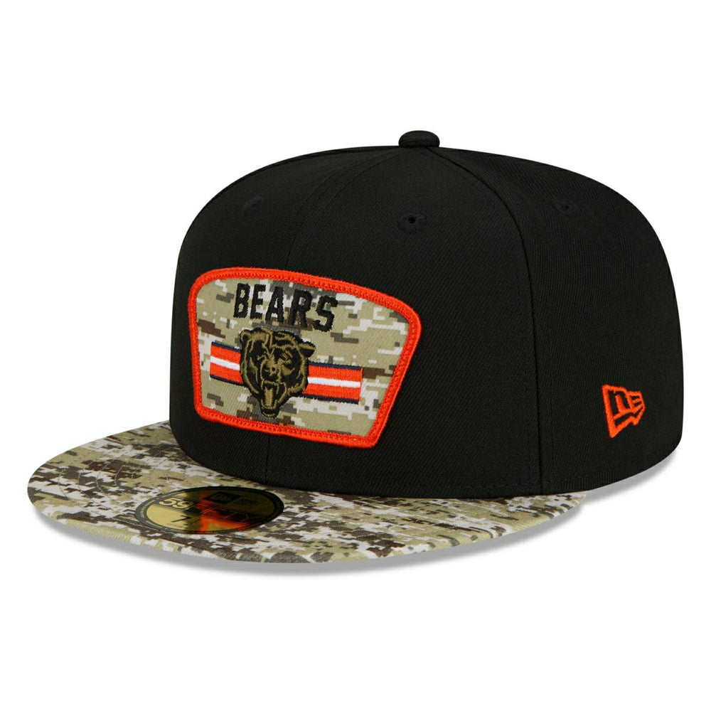 Chicago Bears 2021 NFL On-Field Salute to Service New Era 59FIFTY Fitted Cap Classic
