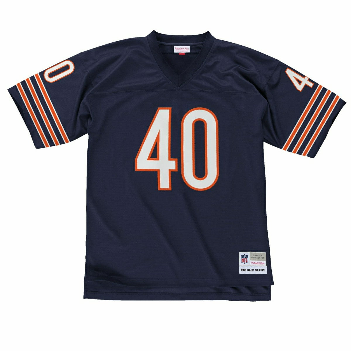 Gale Sayers #40 Chicago Bears Mitchell & Ness Throwback NFL Jersey Navy Fashion