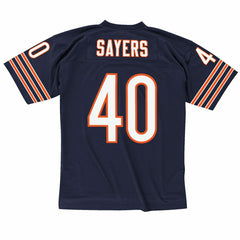 Gale Sayers #40 Chicago Bears Mitchell & Ness Throwback NFL Jersey Navy Fashion
