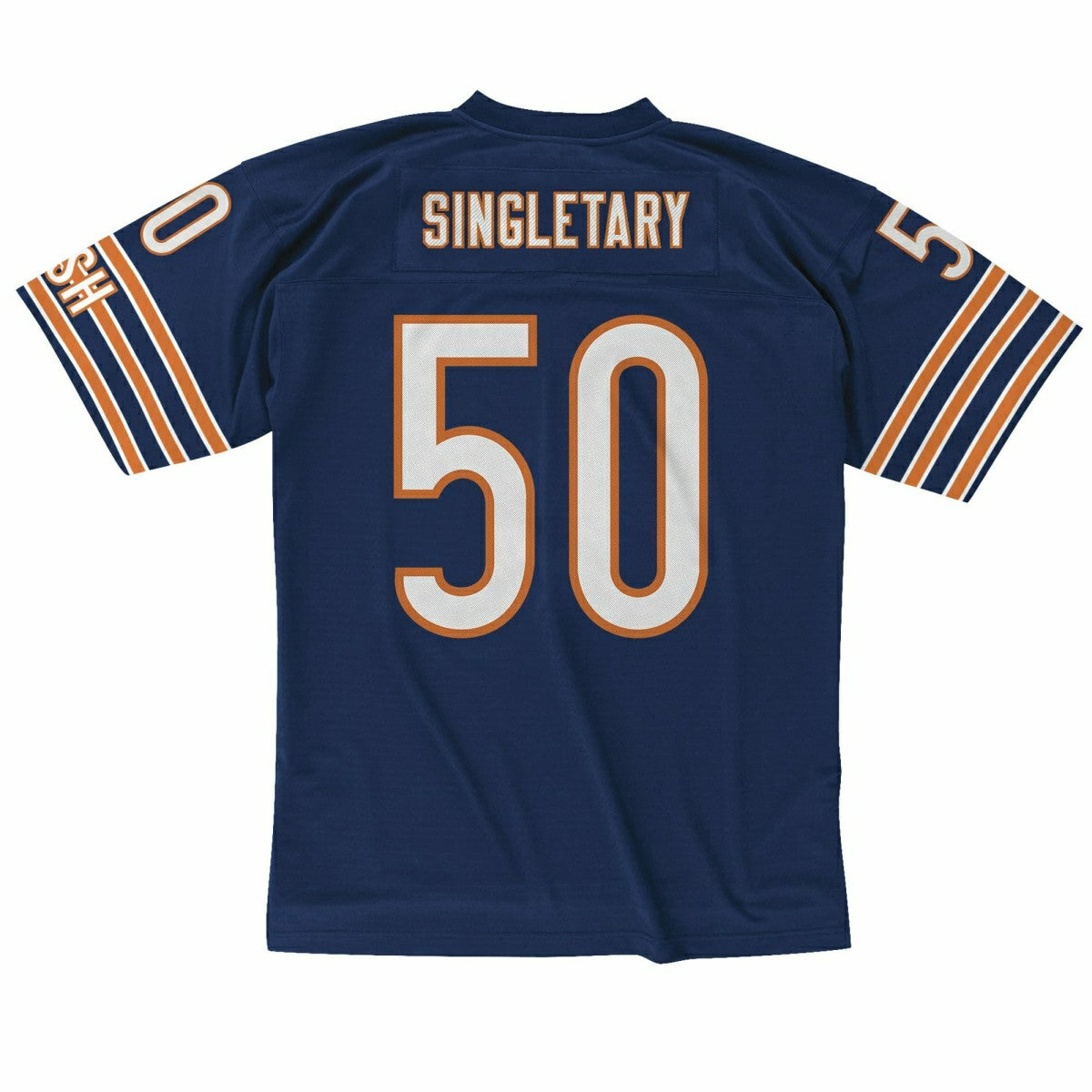 Mike Singletary #50 Chicago Bears Mitchell & Ness Throwback NFL Jersey Navy Lifestyle