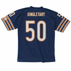 Mike Singletary #50 Chicago Bears Mitchell & Ness Throwback NFL Jersey Navy Lifestyle