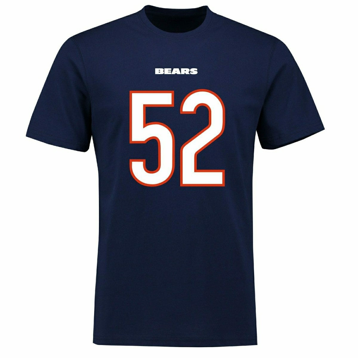 Khalil Mack #52 Chicago Bears Player Script NFL T-Shirt Taass for sale