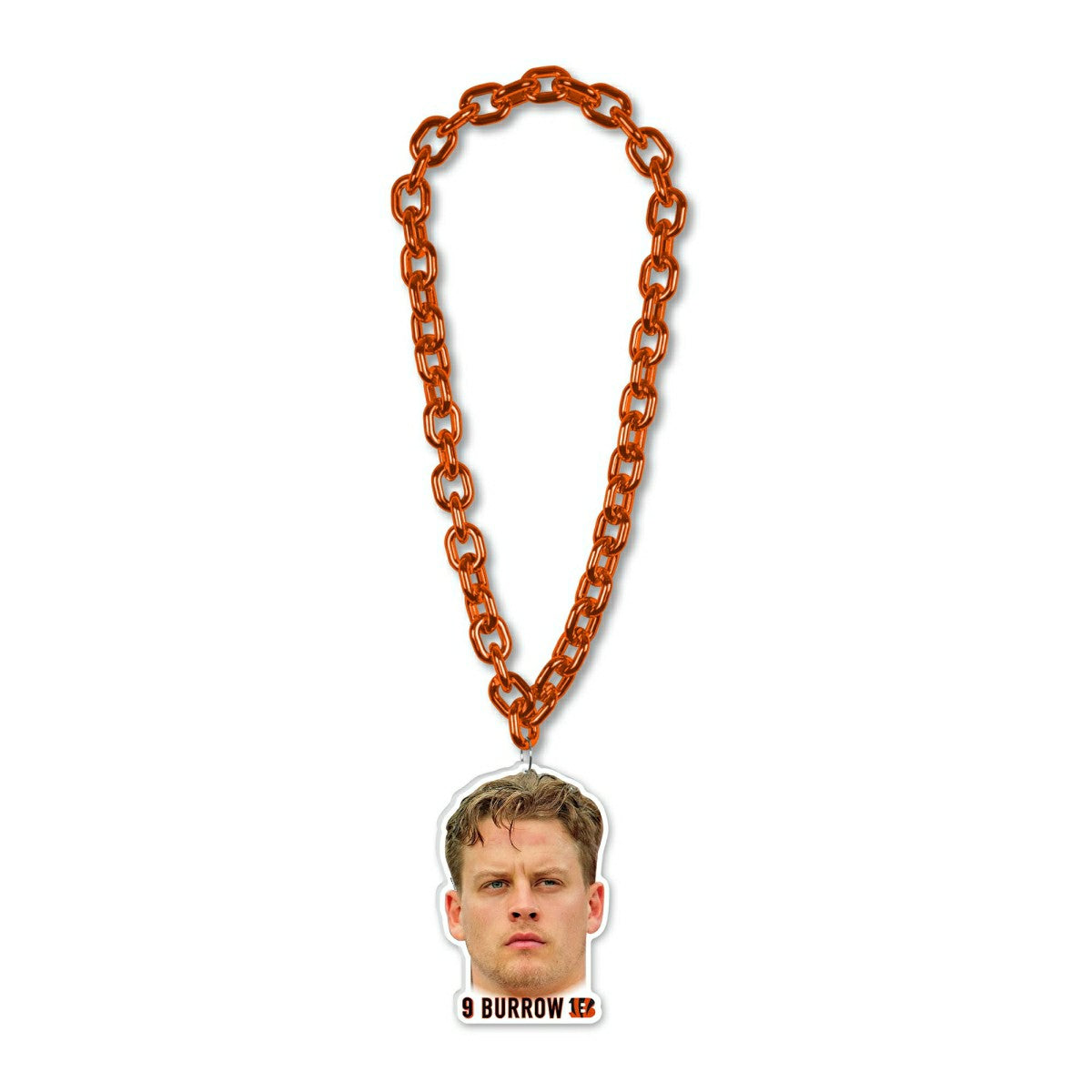 Joe Burrow Cincinnati Bengals NFL Big Chain Necklace Taass sale