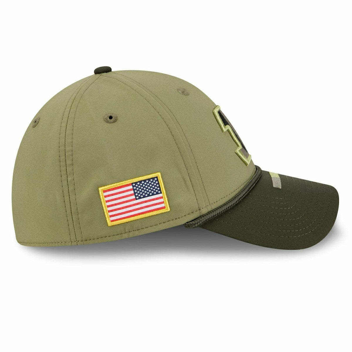 Cincinnati Bengals 2025 NFL Salute to Service 39THIRTY Flex Cap Olive Classic
