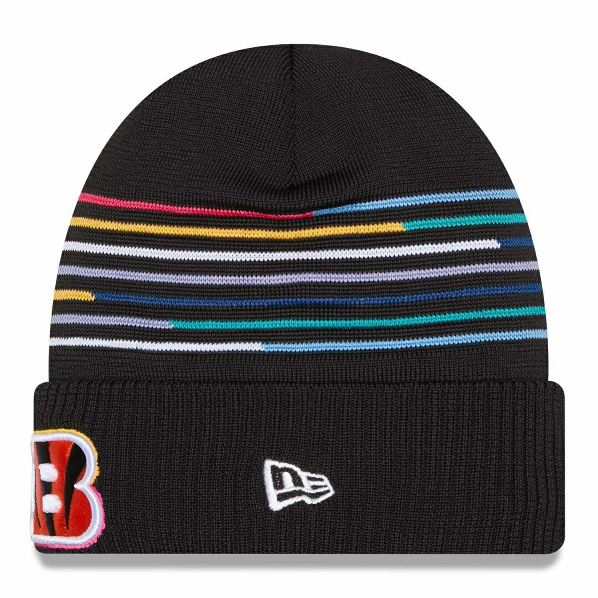 Cincinnati Bengals 2025 NFL Crucial Catch New Era Knit Hat Taass US