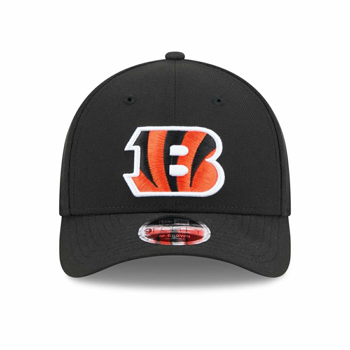 Cincinnati Bengals NFL Team Logo New Era 9FORTY M-Crown Snapback Cap Black Classic