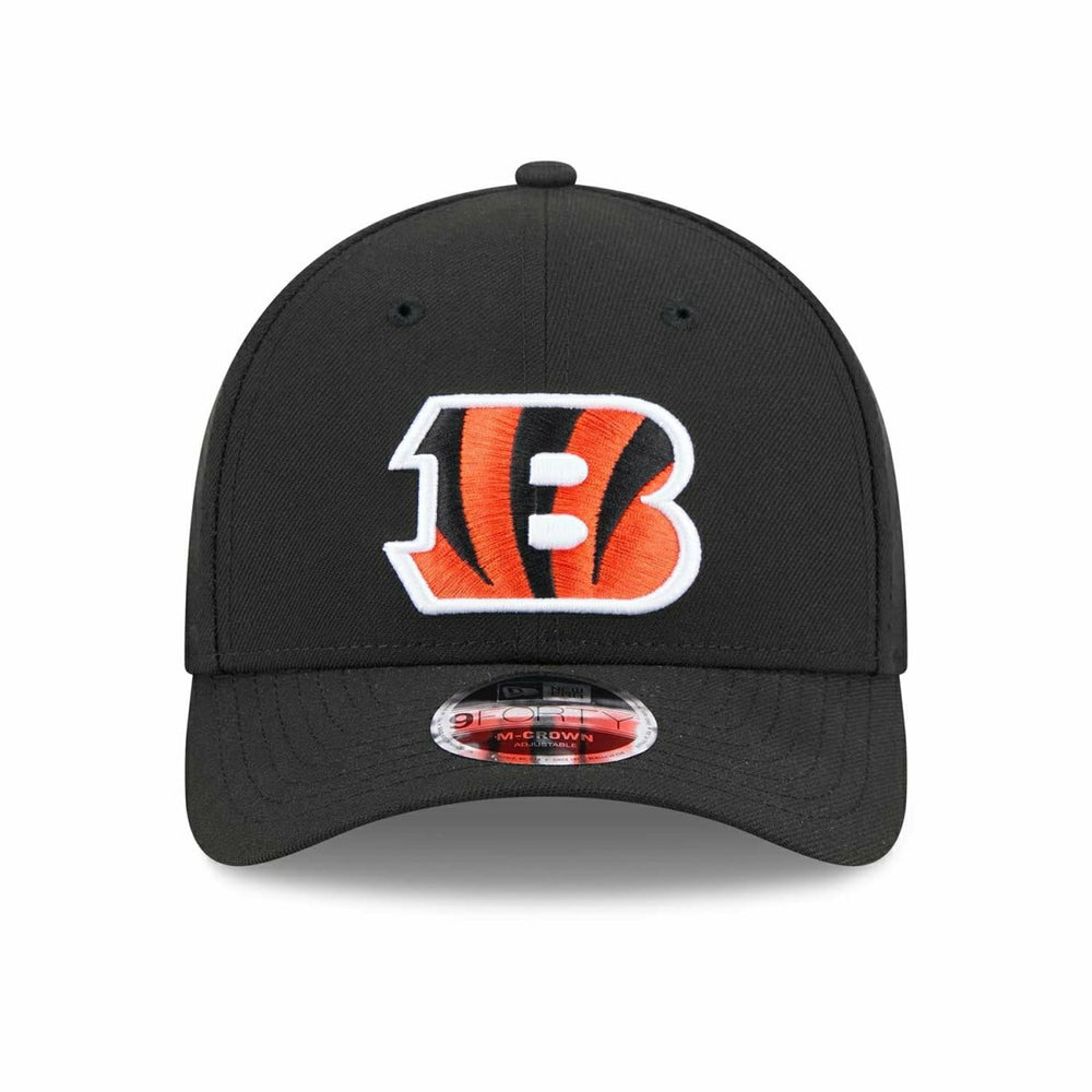 Cincinnati Bengals NFL Team Logo New Era 9FORTY M-Crown Snapback Cap Black Classic