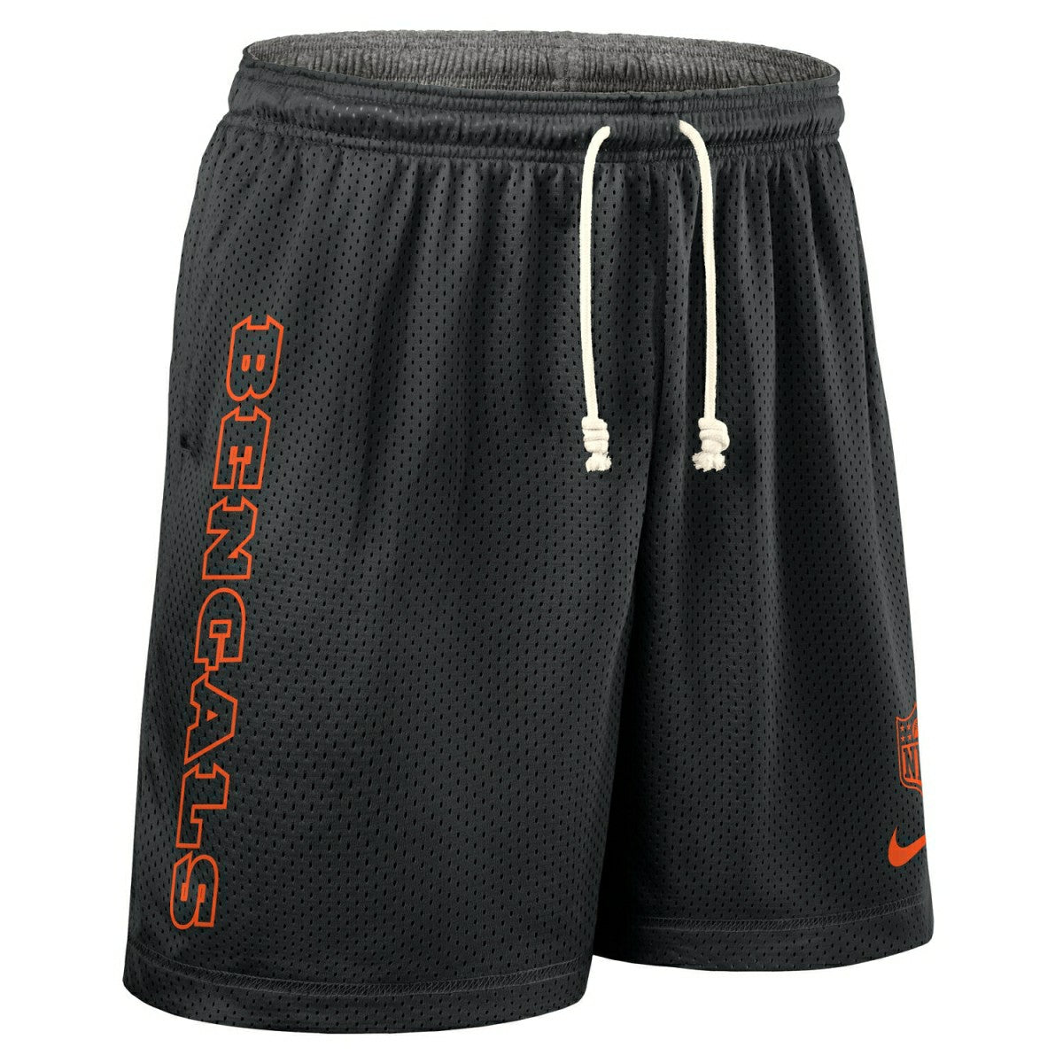 Cincinnati Bengals 2025 NFL Sideline Reversible Mesh Nike Dri-FIT Shorts Black Taass sale