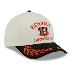 Cincinnati Bengals 2025 NFL Draft 9FORTY M-Crown A-Frame Snapback Cap Cream Classic