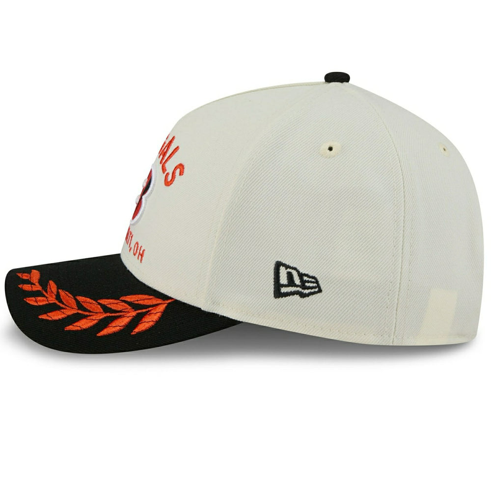 Cincinnati Bengals 2025 NFL Draft 9FORTY M-Crown A-Frame Snapback Cap Cream Classic