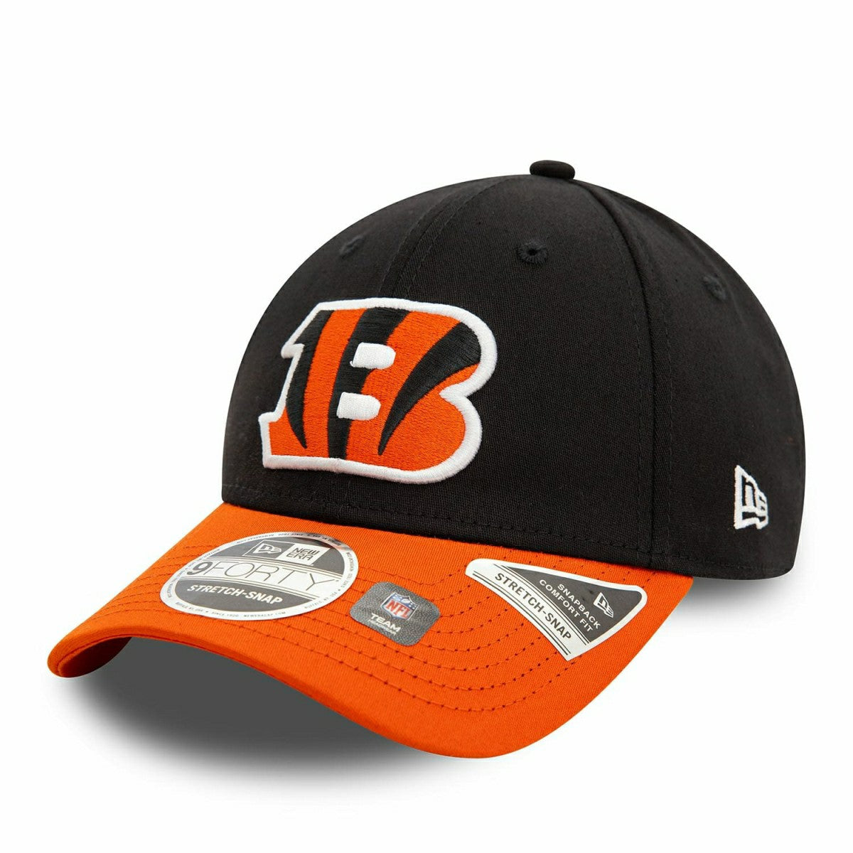 Cincinnati Bengals Team Stretch-Snap New Era 9FORTY Cap Lifestyle