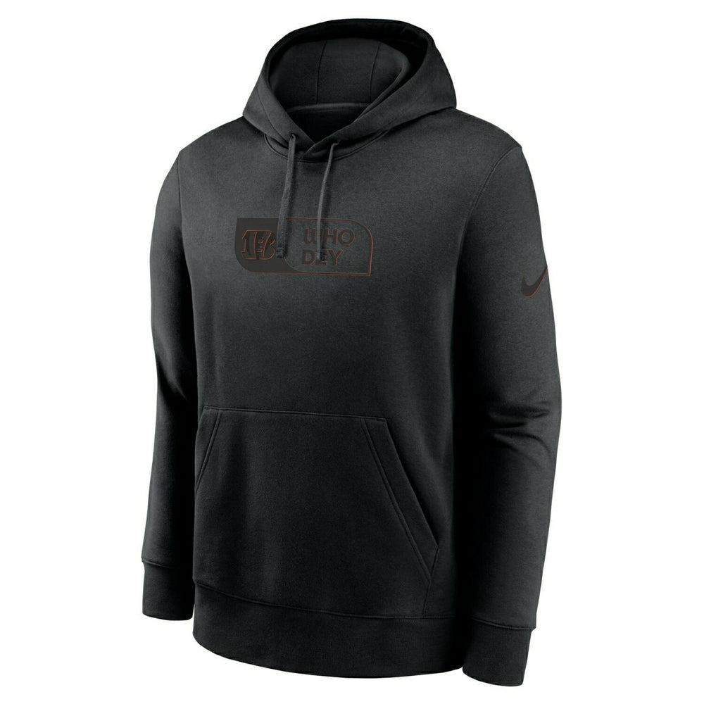 Cincinnati Bengals Black Edge Nike Club Hoodie Taass sale