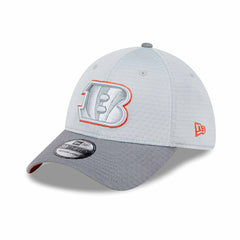 Cincinnati Bengals 2024 NFL Training Camp New Era 39THIRTY Flex Cap Gray Taass sale
