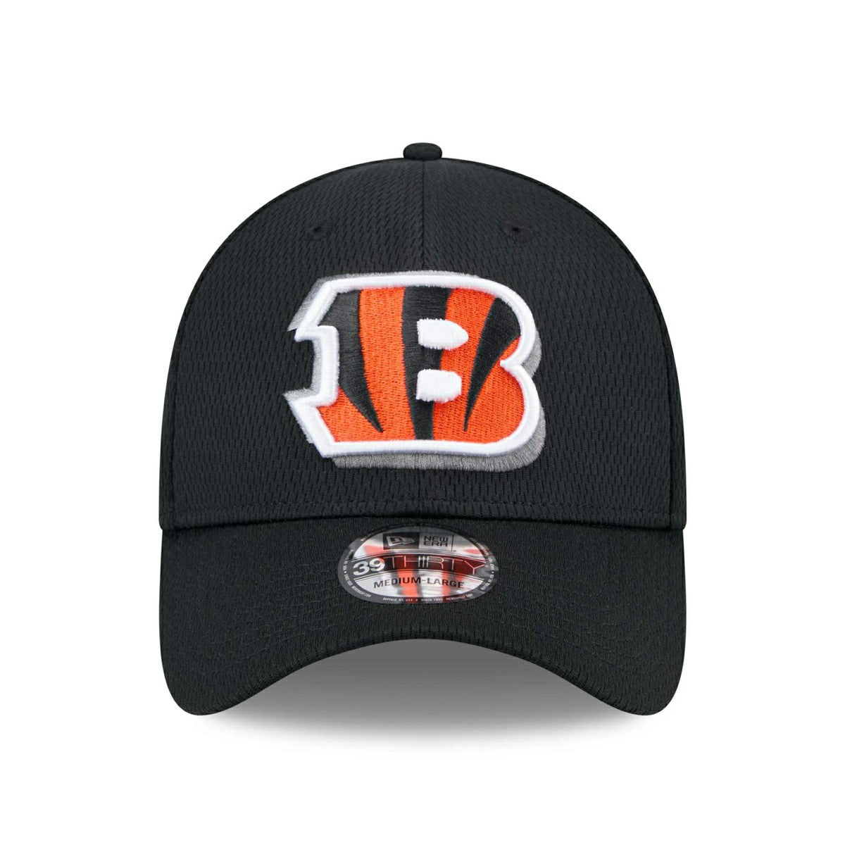 Cincinnati Bengals 2024 NFL Draft New Era 39THIRTY Flex Cap Black Classic