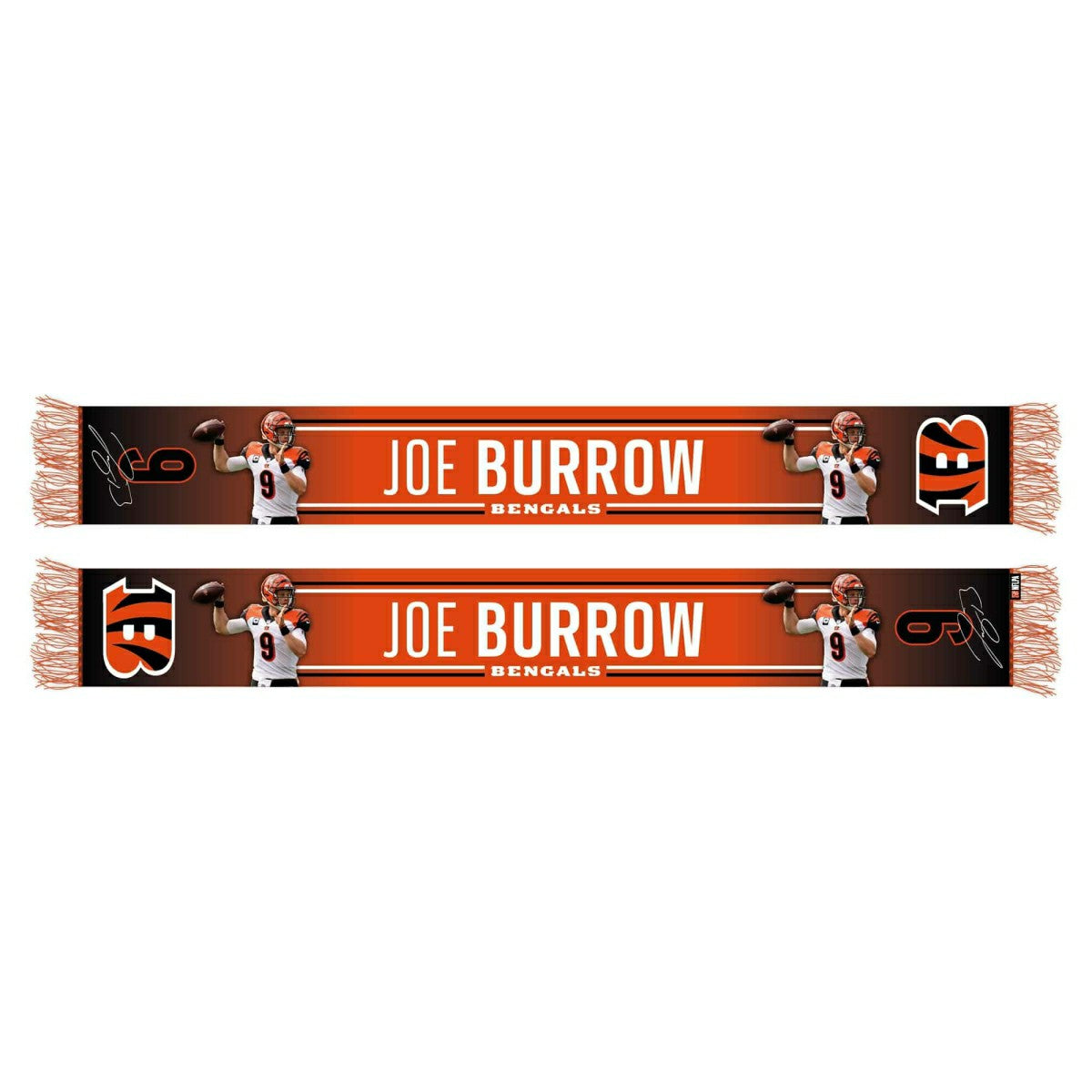 Joe Burrow Cincinnati Bengals HD NFL Scarf Taass sale