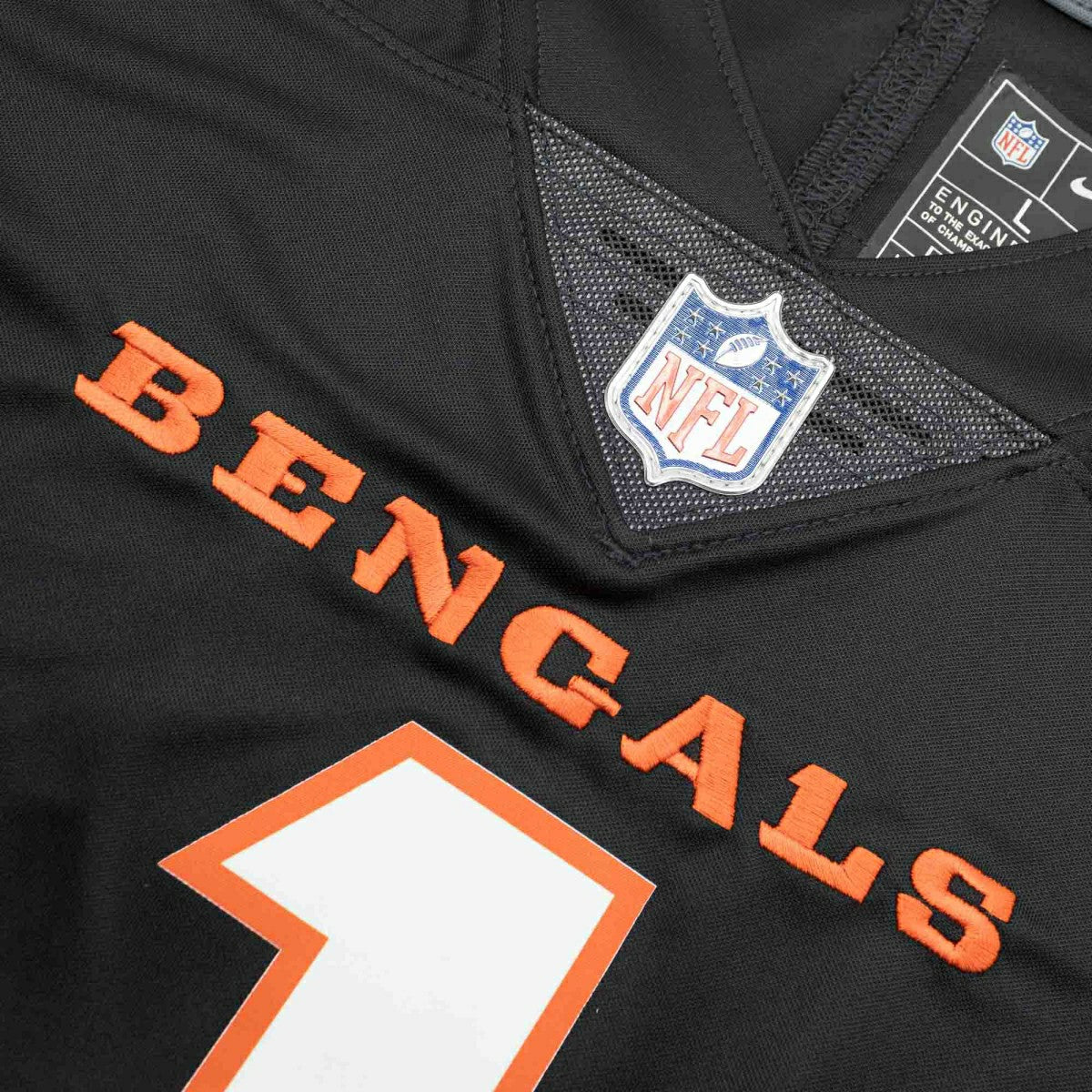 Ja'Marr Chase #1 Cincinnati Bengals Nike Vapor Untouchable Limited NFL Jersey Black Fashion