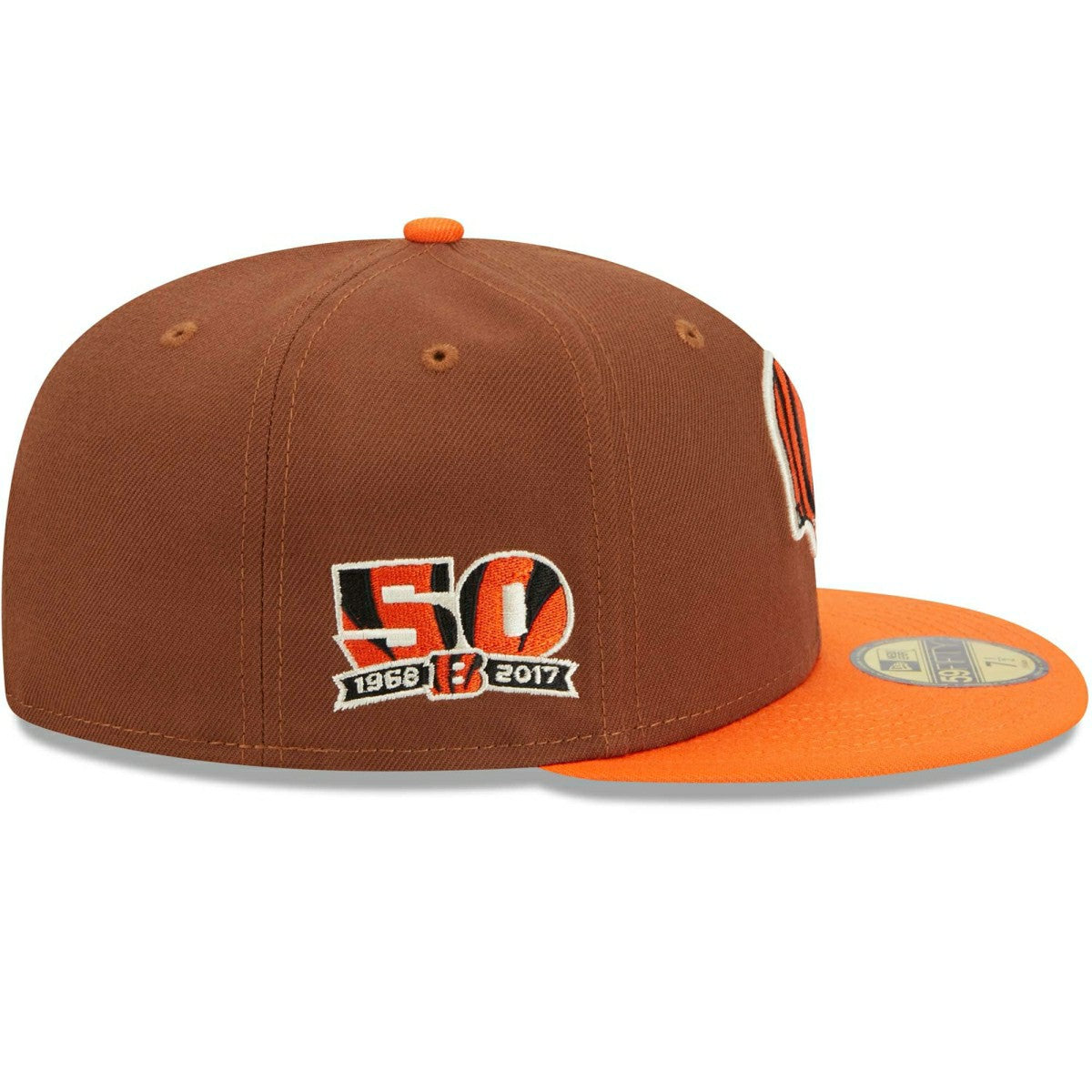 Cincinnati Bengals Harvest New Era 59FIFTY Fitted NFL Cap Brown Taass sale