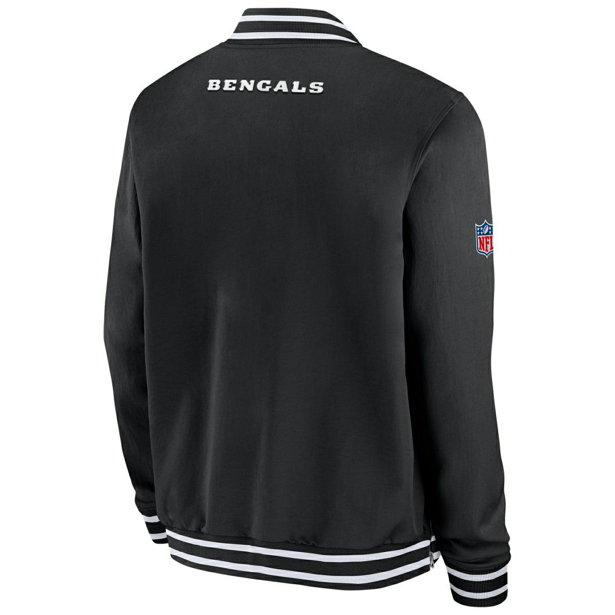 Cincinnati Bengals NFL Sideline Nike Coach Bomber Jacket Taass for sale