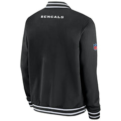 Cincinnati Bengals NFL Sideline Nike Coach Bomber Jacket Taass for sale