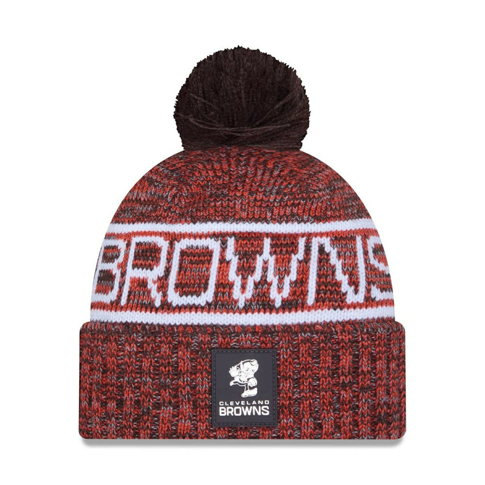 Cleveland Browns Throwback 2025 NFL Sideline Sport Knit Hat Fashion