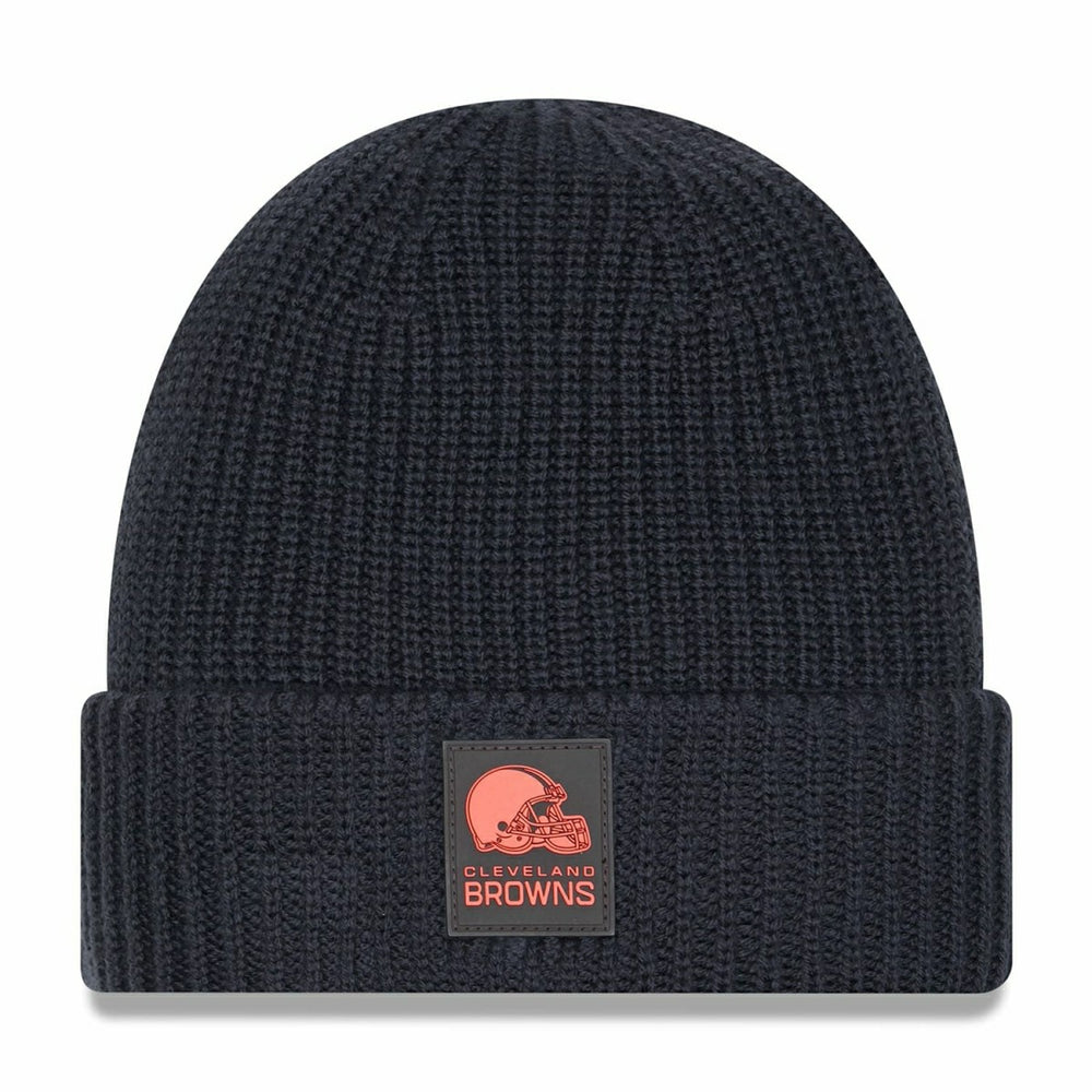Cleveland Browns 2025 NFL Sideline Steel Clouds Cuff Knit Beanie Lifestyle