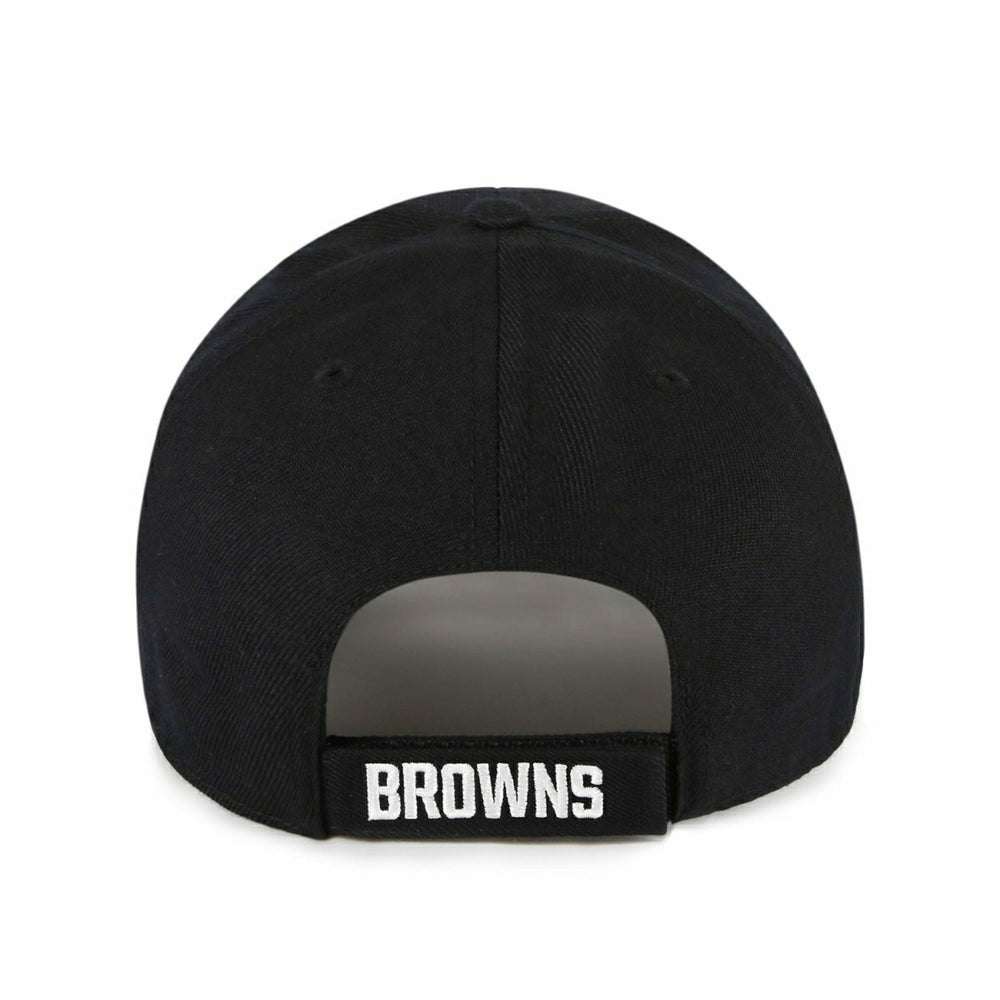 Cleveland Browns Black & White '47 MVP Adjustable NFL Cap Black Lifestyle