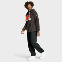 Cleveland Browns 2025 NFL Sideline Nike Standard Issue Hoodie Brown Taass for sale